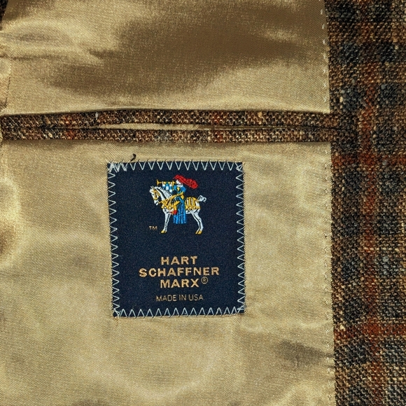Hart, Schaffner, & Marx sportcoat, size 46L - Picture 2 of 2